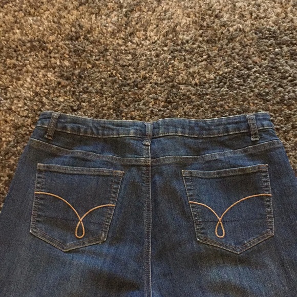 Denver Hayes Ladies Blue Denim Jeans Stretch Plus Size 16 x 32 - Picture 7 of 9